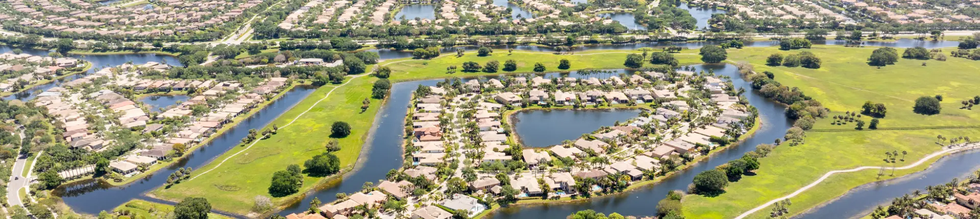 Coral Springs aerial view