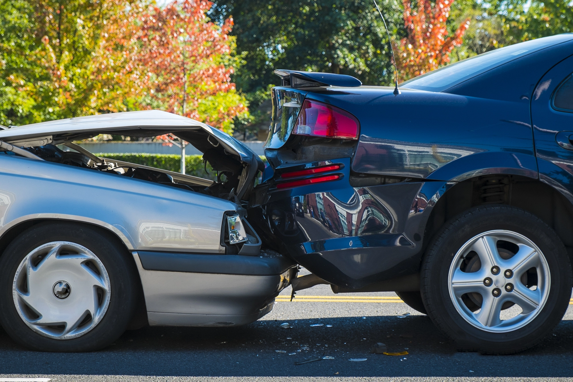 Rear-end accident