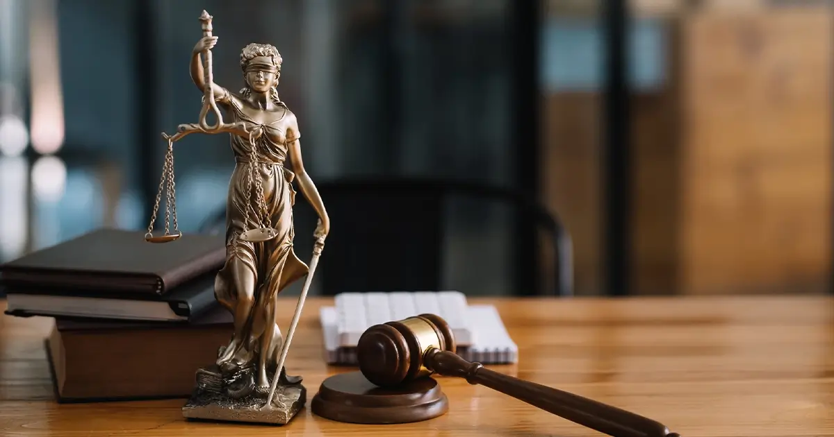 lady justice and gavel